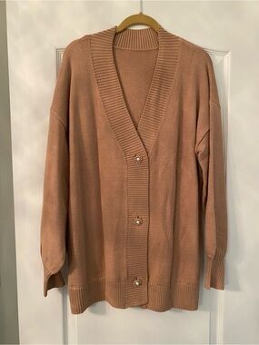 Macy's Pearl-Button Knit Cardigan